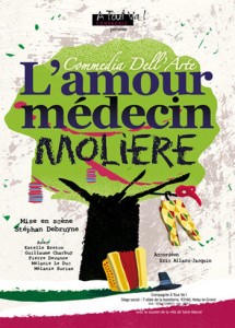 Affiche du spectacle L'Amour Médecin